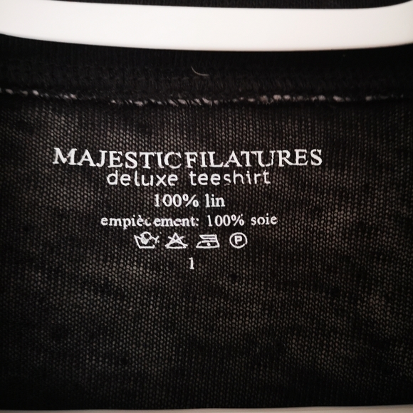 Majestic Filatures Deluxe Teeshirt Silk Bomber - Picture 3 of 11